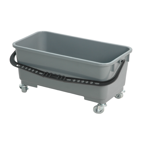 BALDE P/APLICAION DE CERA C/RUEDA 22L (7915)