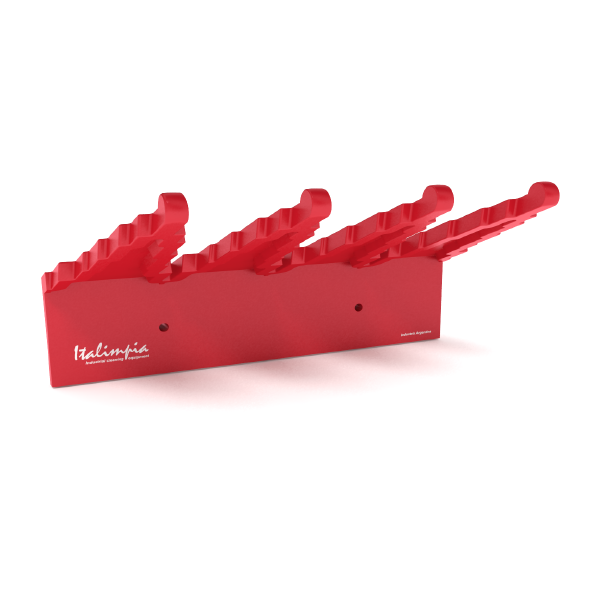 ORGANIZADOR plastico de cepillos Rojo (5443)