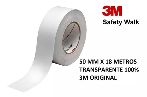 CINTA 3M Antideslizante Safety Walk Transparente Rsilient 50mm x18m