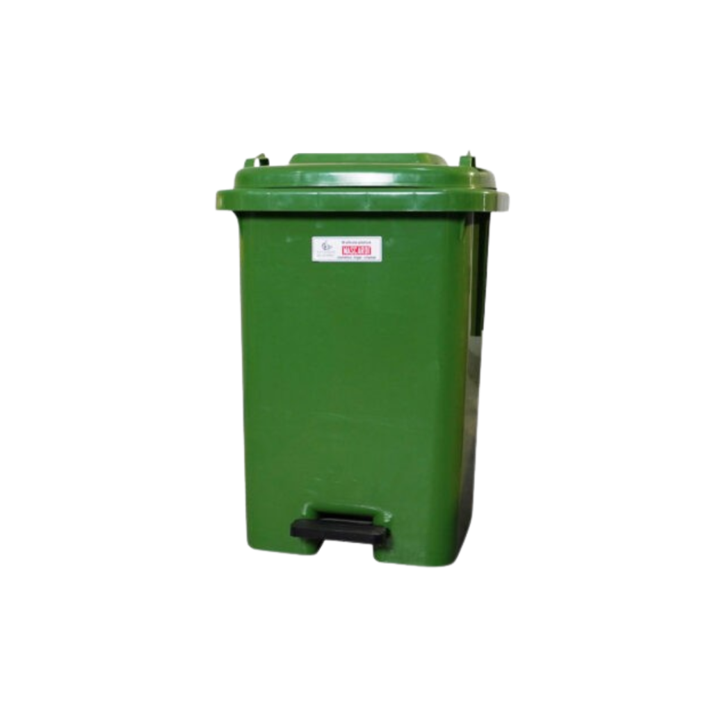 Contenedor Verde con pedal 60L (M)