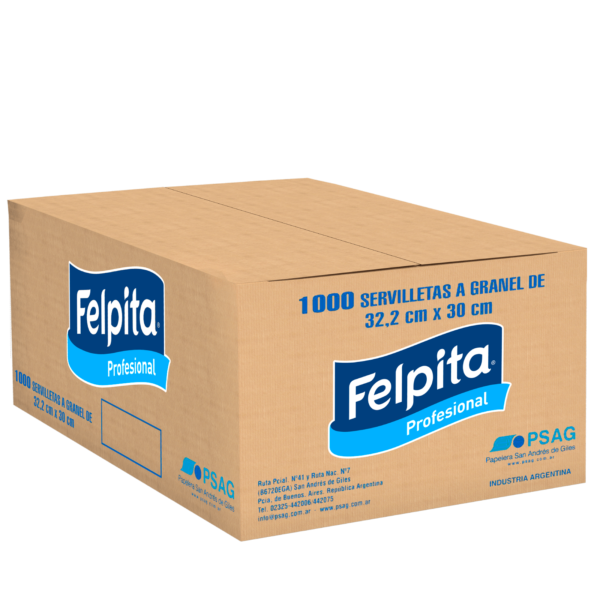 Servilleta 32x30cm caja 1000u FELPITA
