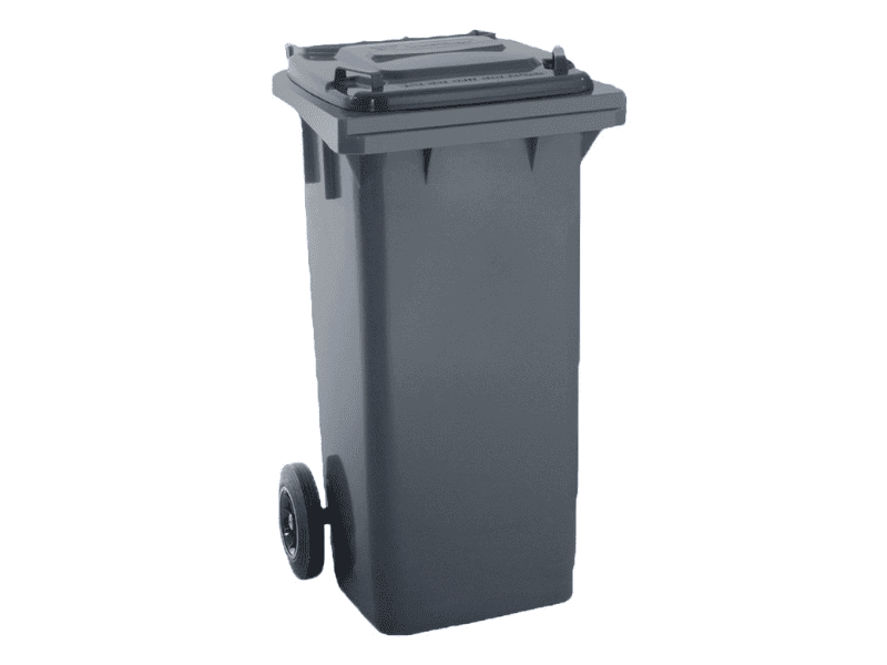 Contenedor Negro con ruedas 120L (M)