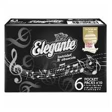 PAÑUELOS Descartable Elegante  6x10u (982)