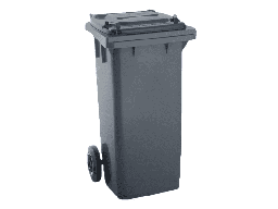 Contenedor Negro con ruedas 120L (M)