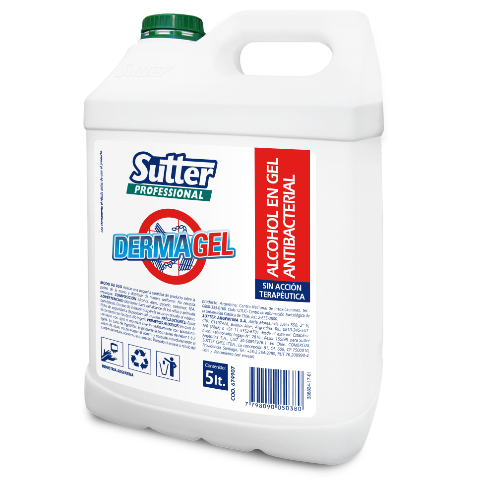 DERMAGEL 5L alcohol gel profesional
