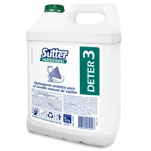 DETER 3 5L detergente concentrado profesional