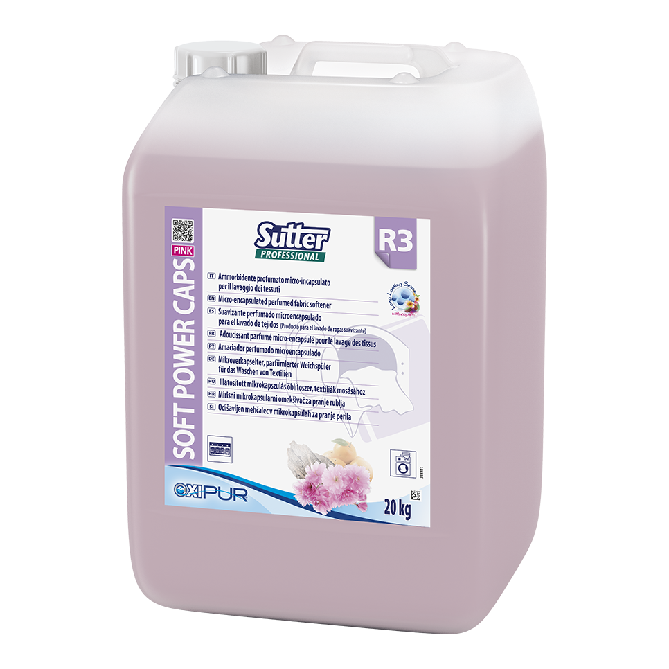 OXIPUR SOFT POWER CAPS PINK 20kg suavizante