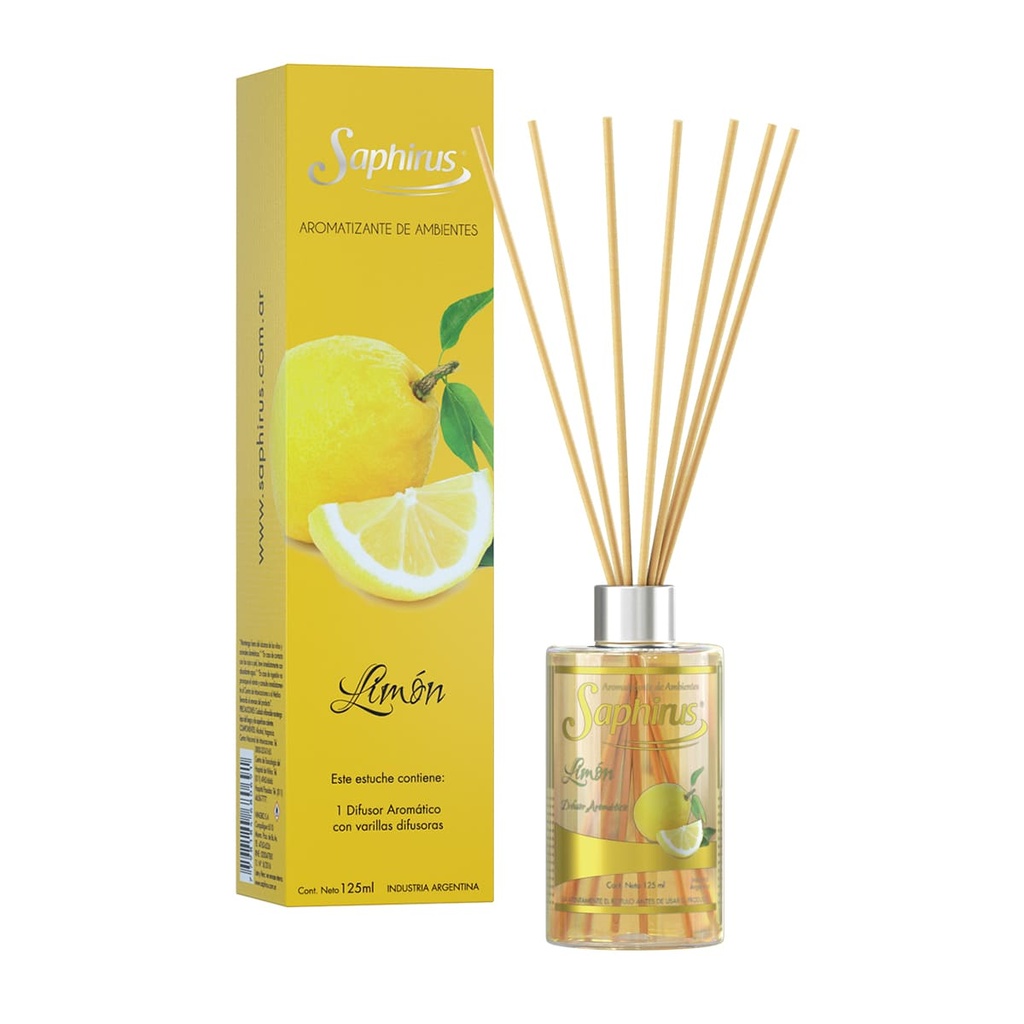 DIFUSOR AROMATICO SAPHIRUS LIMON