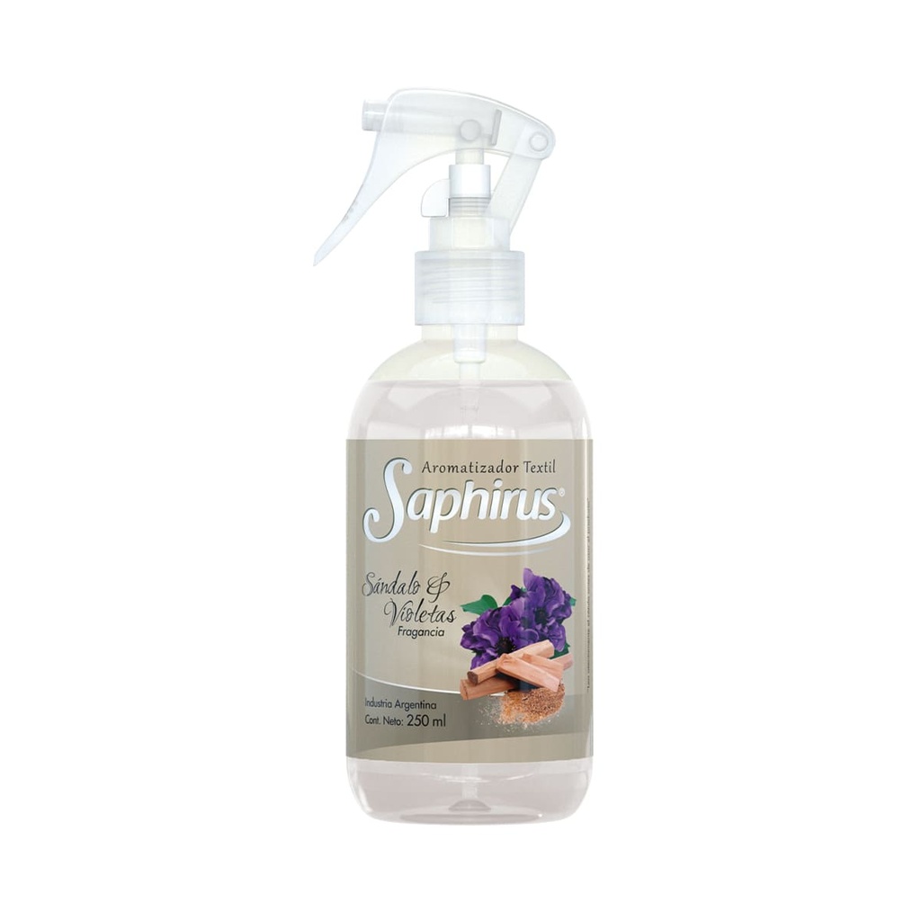 SAPHIRUS TEXTIL SANDALO Y VIOLETAS