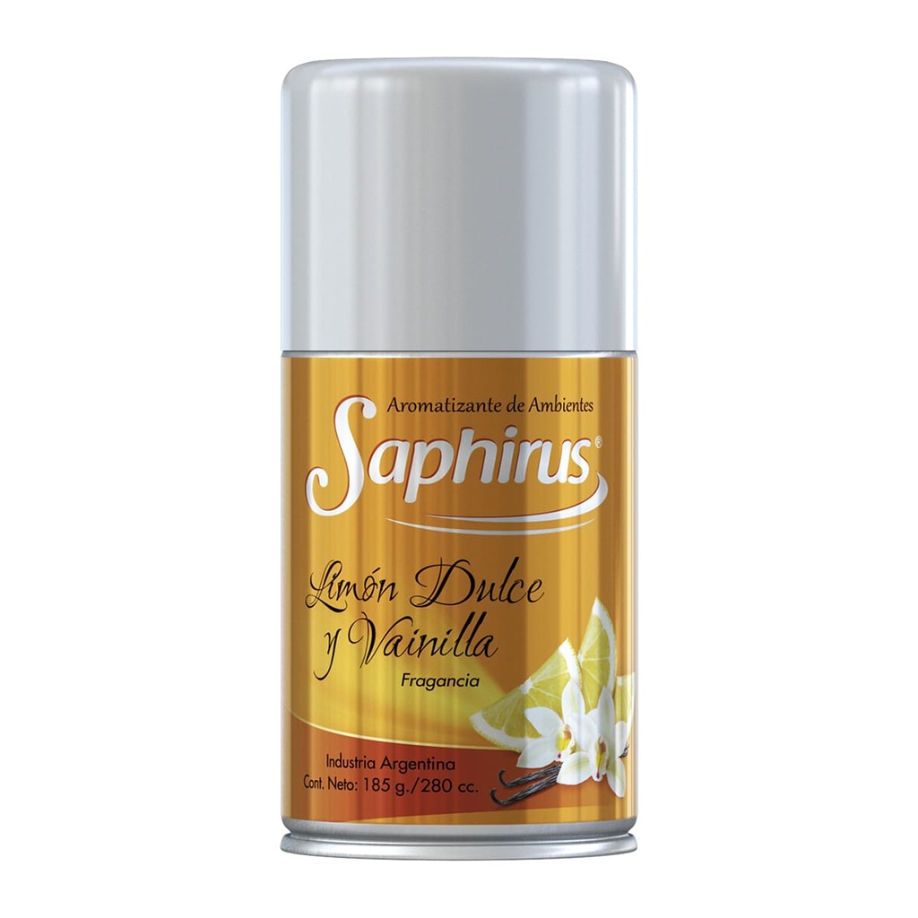 SAPHIRUS AEROSOL LIMON DULCE Y VAINILLA