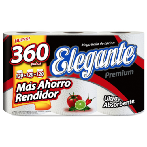 Rollo Cocina ELEGANTE 3x120 paños (923)