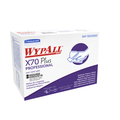 PAÑOS WYPALL X70 Pisos 40x59cm x25 paños (30219263)