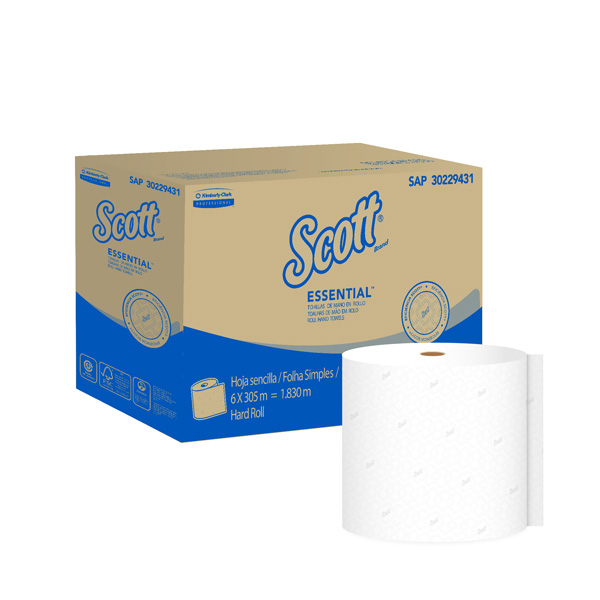 KCP Toalla rollo Scott Essential 6x305m  (30229431)