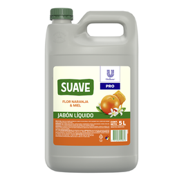 ​​SUAVE Jabon liquido Flor Naranja y Miel 5L