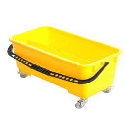 ​​​Balde rectangular vidriero ruedas Italimpia (7914)