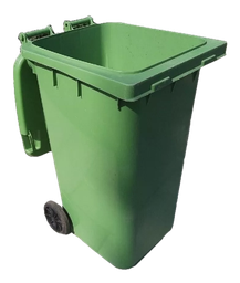 Contenedor Verde con ruedas 240L (M)