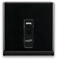 Dispenser papel higienico jumbo plastico negro Felpita